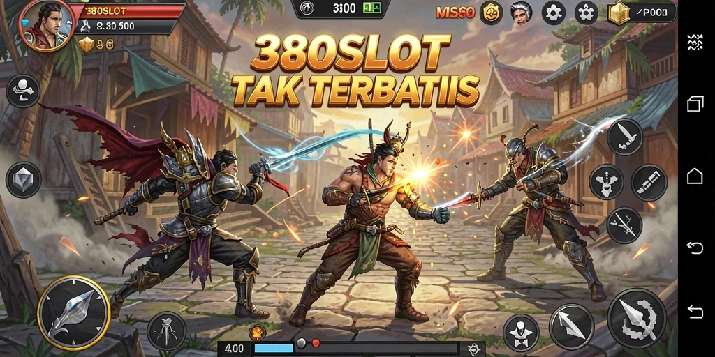 Tampilan gameplay seru dalam 380SLOT dengan pertarungan mendebarkan.