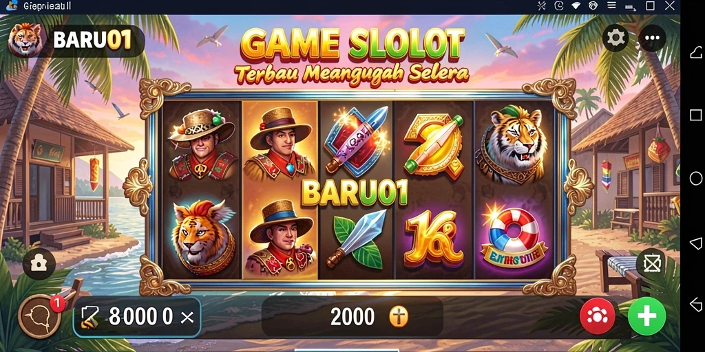 Tampilan gameplay Slot yang menegangkan dan penuh warna.