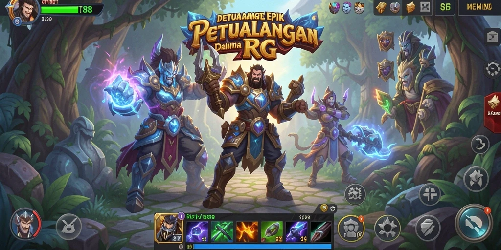 Tampilan menarik dari gameplay CITIBET88 dalam aksi RPG.