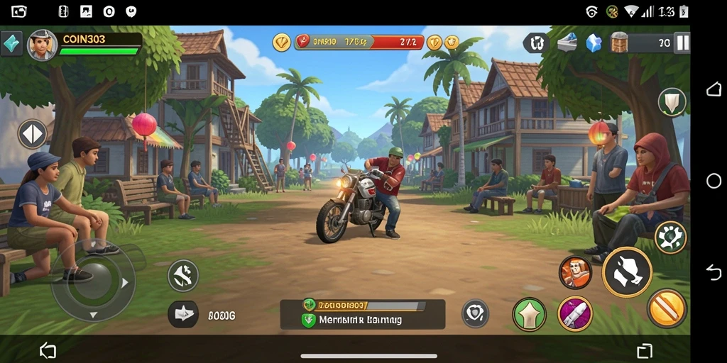 Tampilan gameplay COIN303 yang mengasyikkan dan penuh warna.