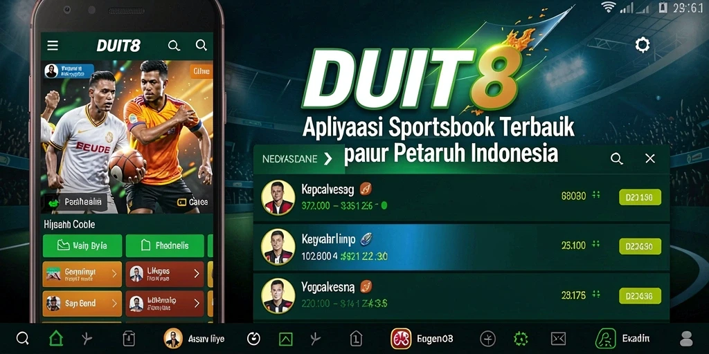 Tampilan permainan Sportsbook di DUIT8 yang menarik dan interaktif.
