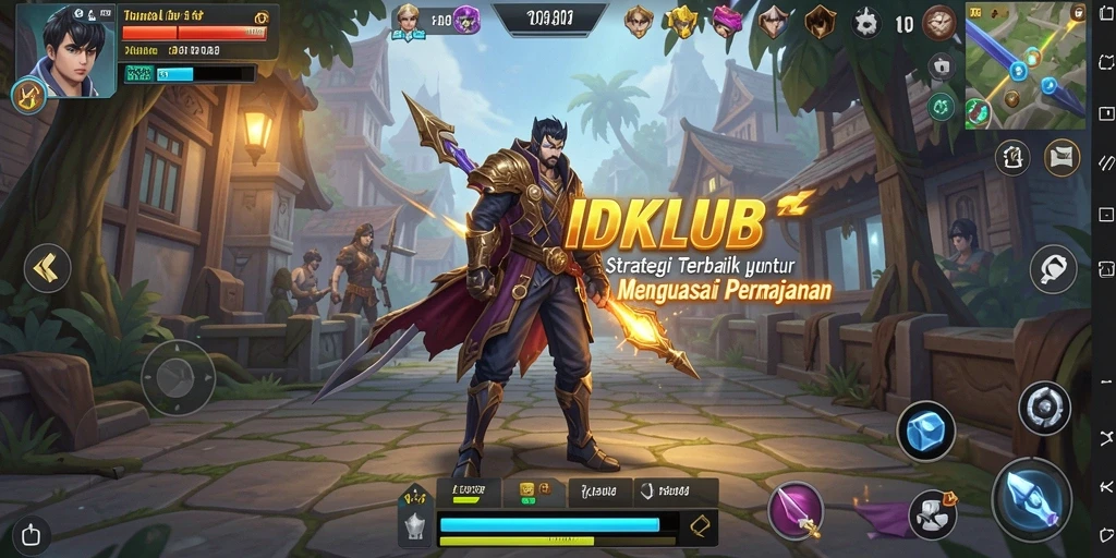 Tampilan gameplay strategi yang intens dan menegangkan di IDKLUB.