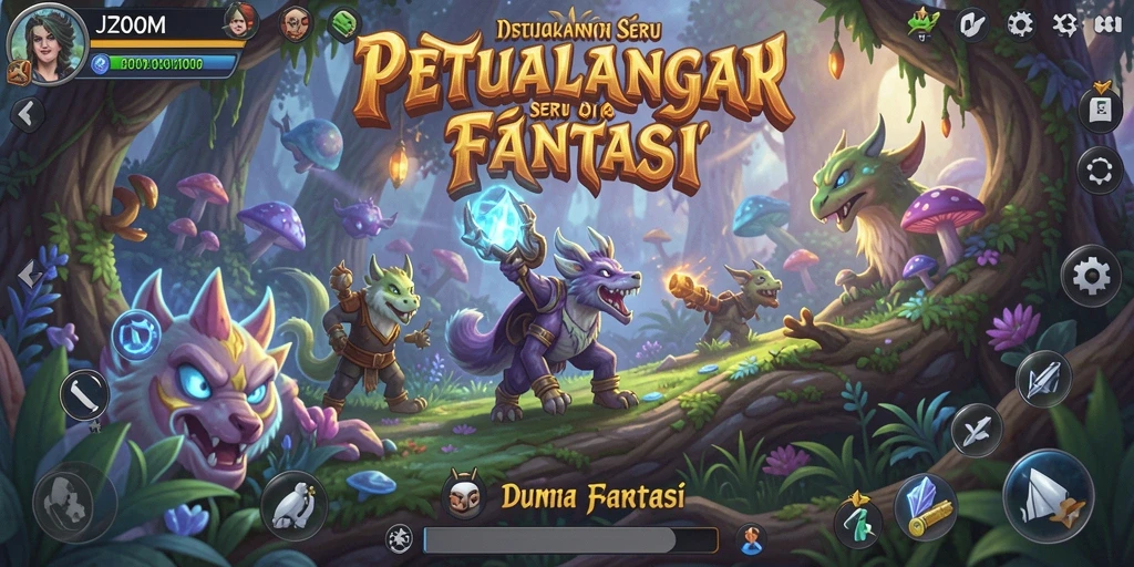 Tampilan gameplay J200M yang menegangkan dan penuh aksi.