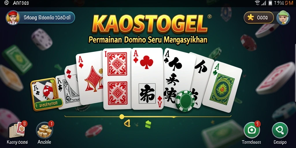 Tampilan gameplay seru dan menantang dalam KAOSTOGEL.