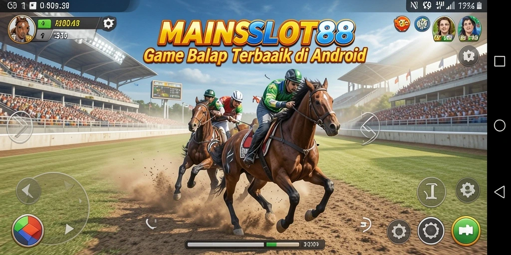 Tampilan gameplay seru dalam game balap MAINSLOT88.