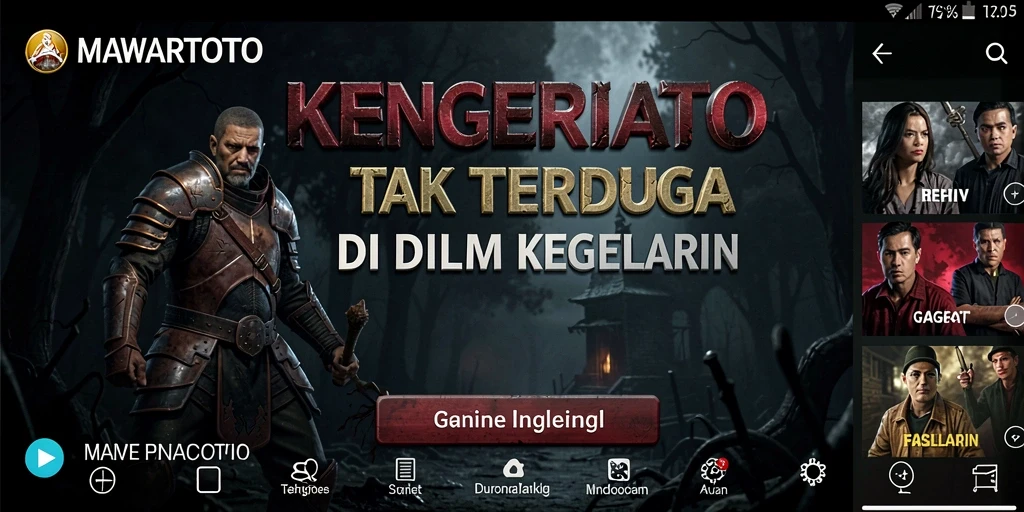 Tampilan gameplay MAWARTOTO yang menegangkan dengan suasana Horror yang mencekam.