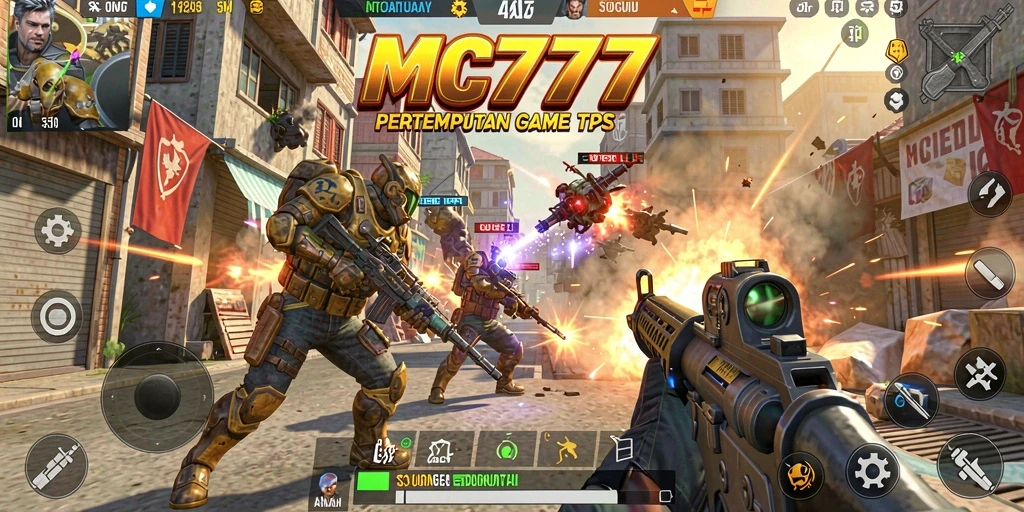 Tampilan gameplay seru dari MC777 yang mendebarkan.