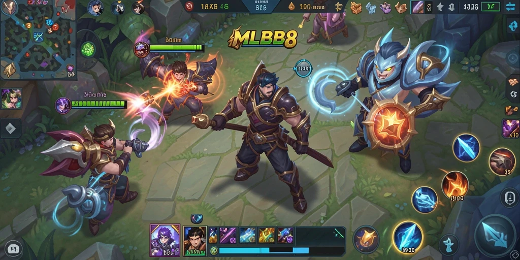 Tangkapan layar gameplay MLBB8 dengan tema Slot yang menarik.