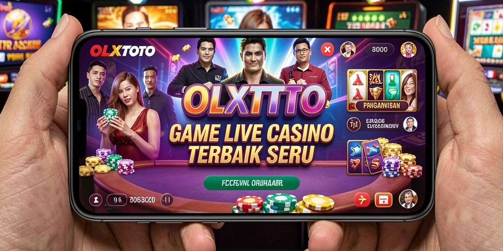 Tampilan gameplay Live Casino OLXTOTO yang menarik dan interaktif.