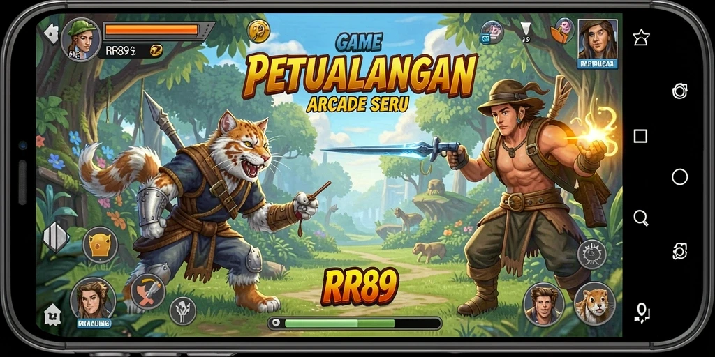 Tampilan gameplay seru dengan tantangan menarik di RR89.