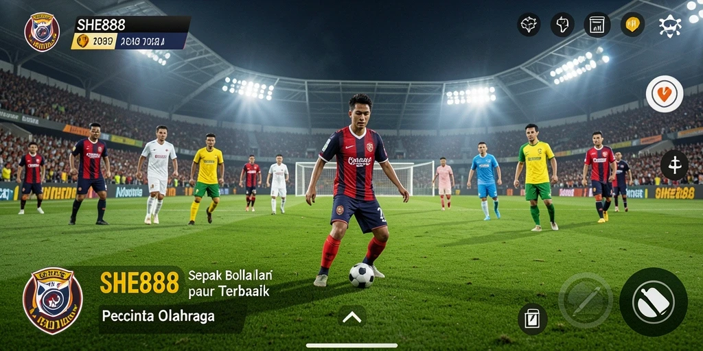 Tampilan gameplay SHE888 yang menegangkan dan realistis saat bertanding.