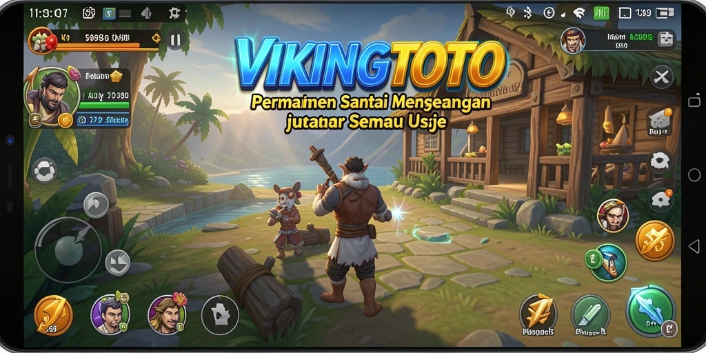 Tampilan gameplay VIKINGTOTO yang penuh warna dan menarik.