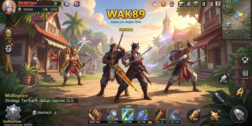 Tampilan gameplay WAK89 yang mendebarkan dan penuh strategi.
