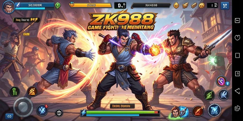 Gameplay ZK988 yang menegangkan dan penuh aksi.